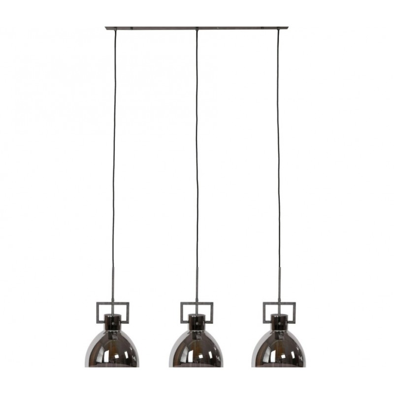 ZI Hanging lamp 3L industry chromed glass